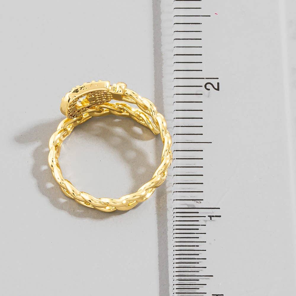 Bague Chaîne Éclat