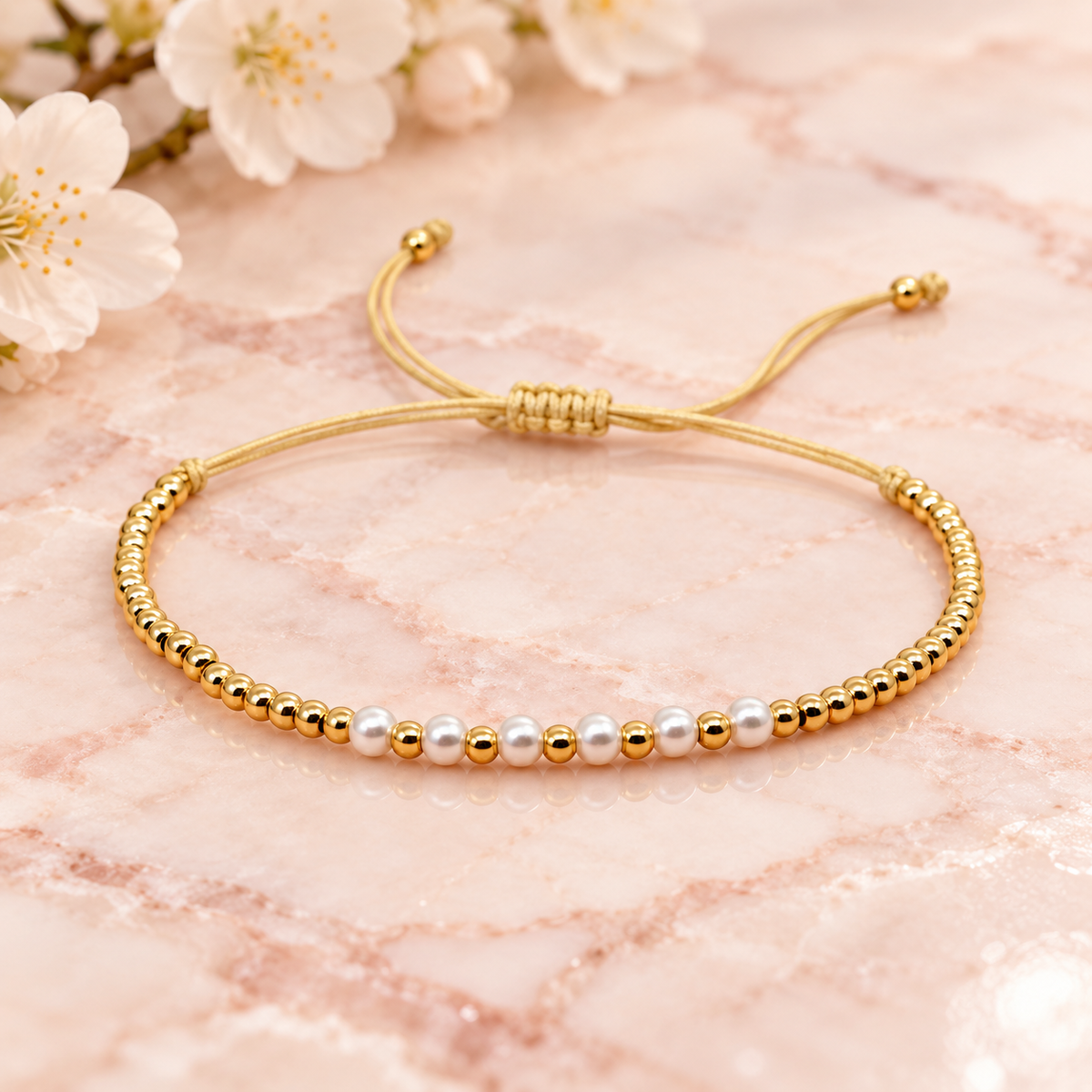 Perle Dorée Bracelet
