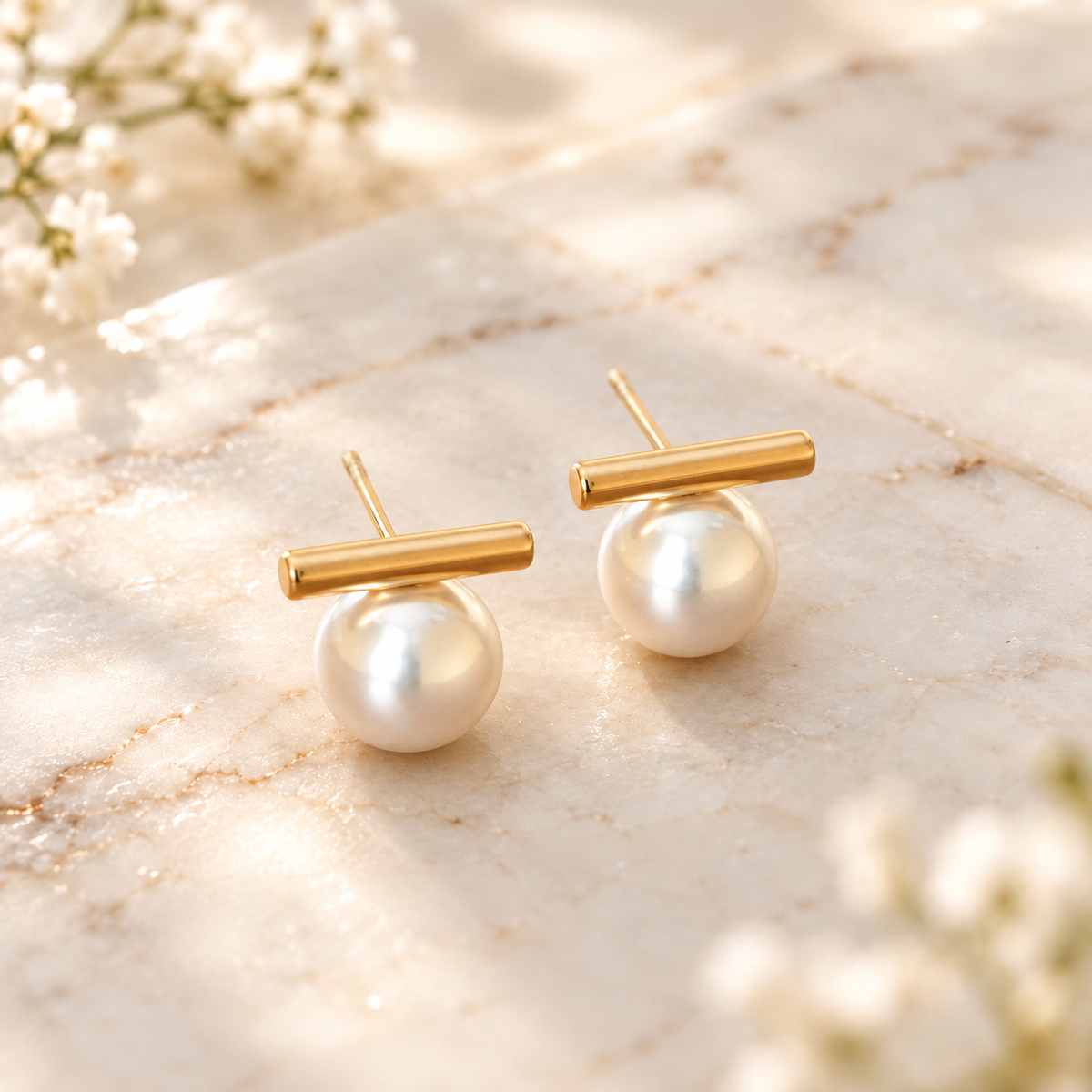Boucles Élan Perle