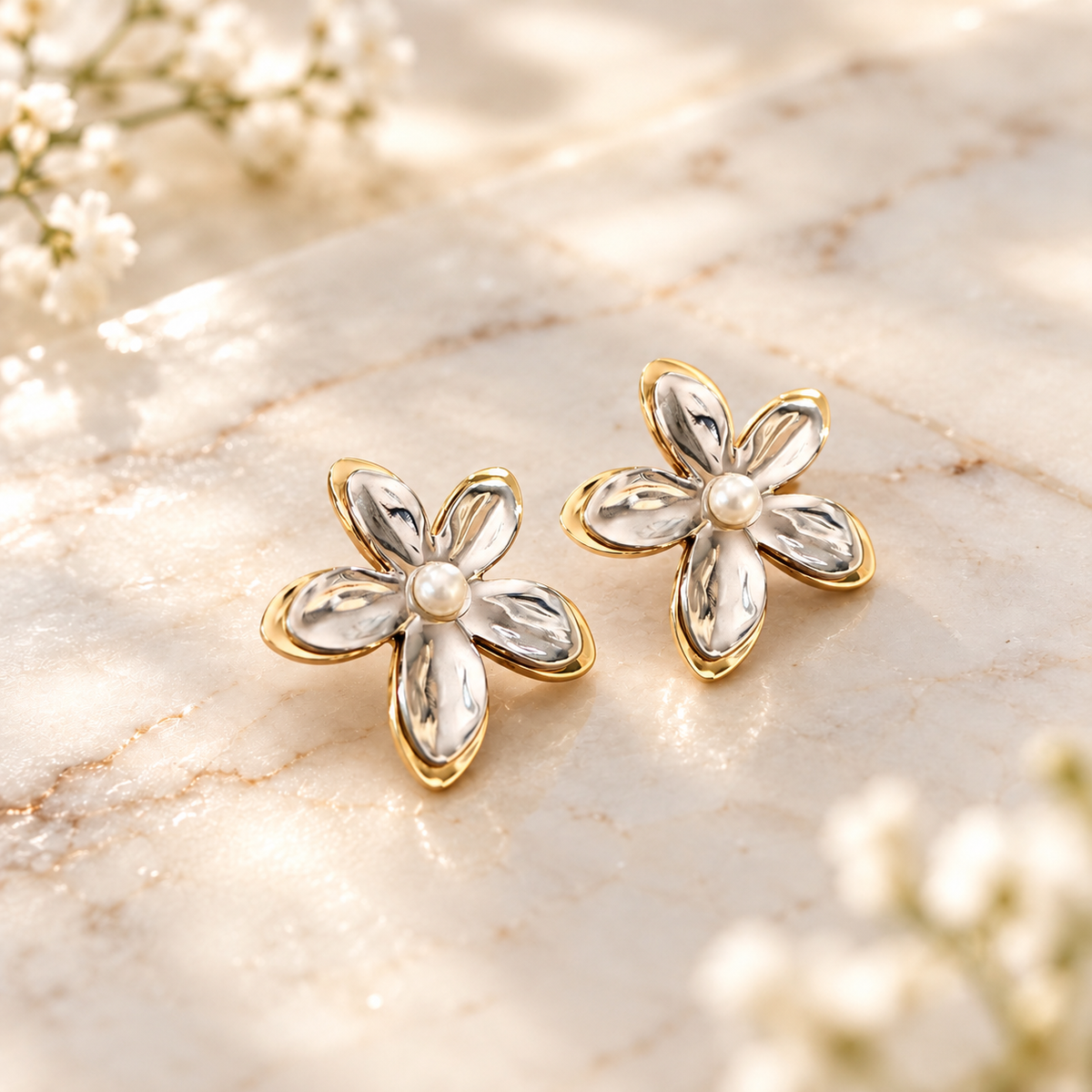 Boucles Fleur de Nacre