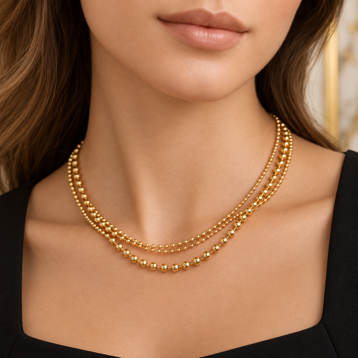 Collier Duo Doré