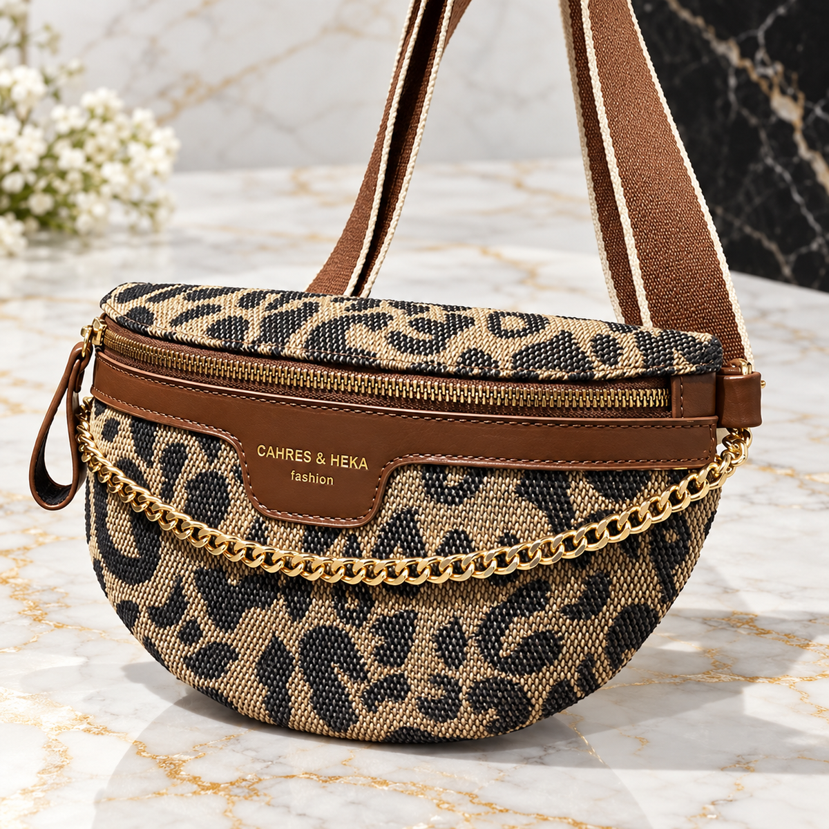 Leopard Élan Belt Bag