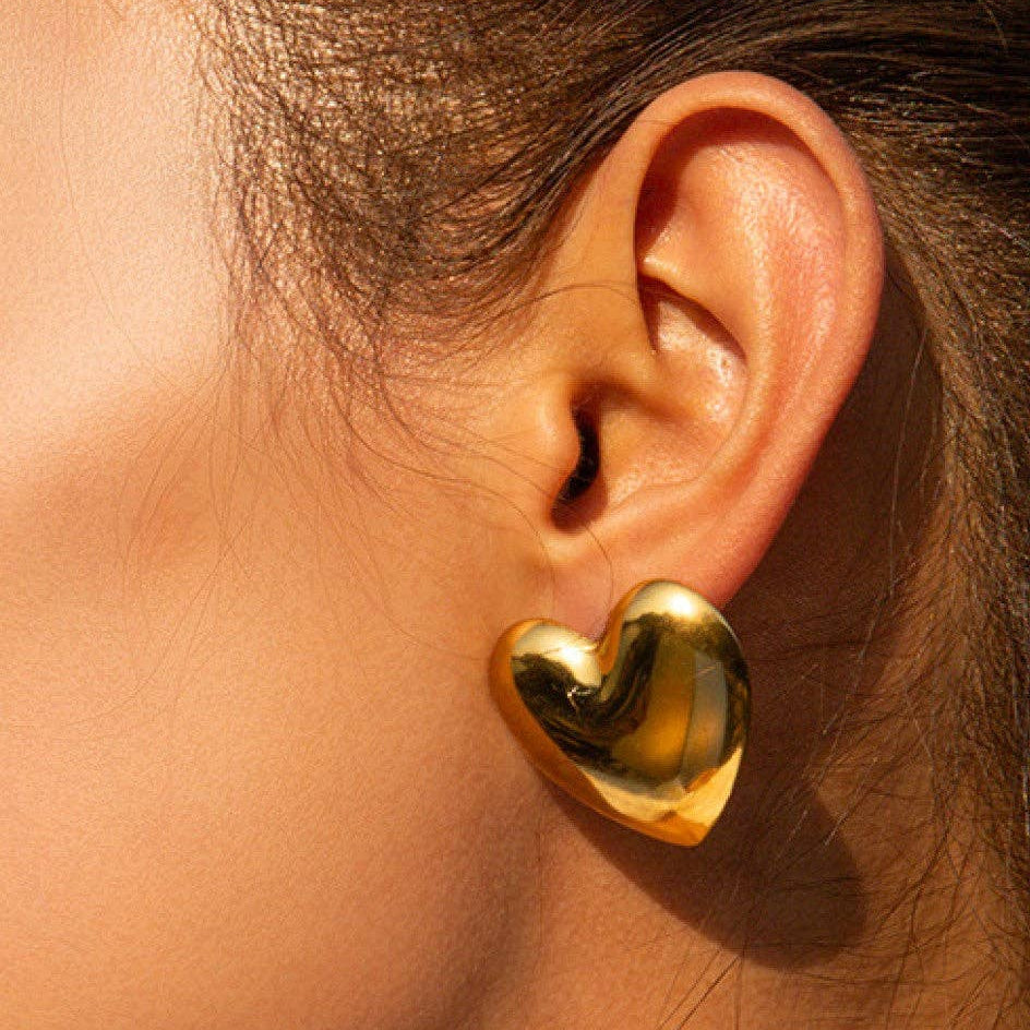 Boucles Coeur Sculpté