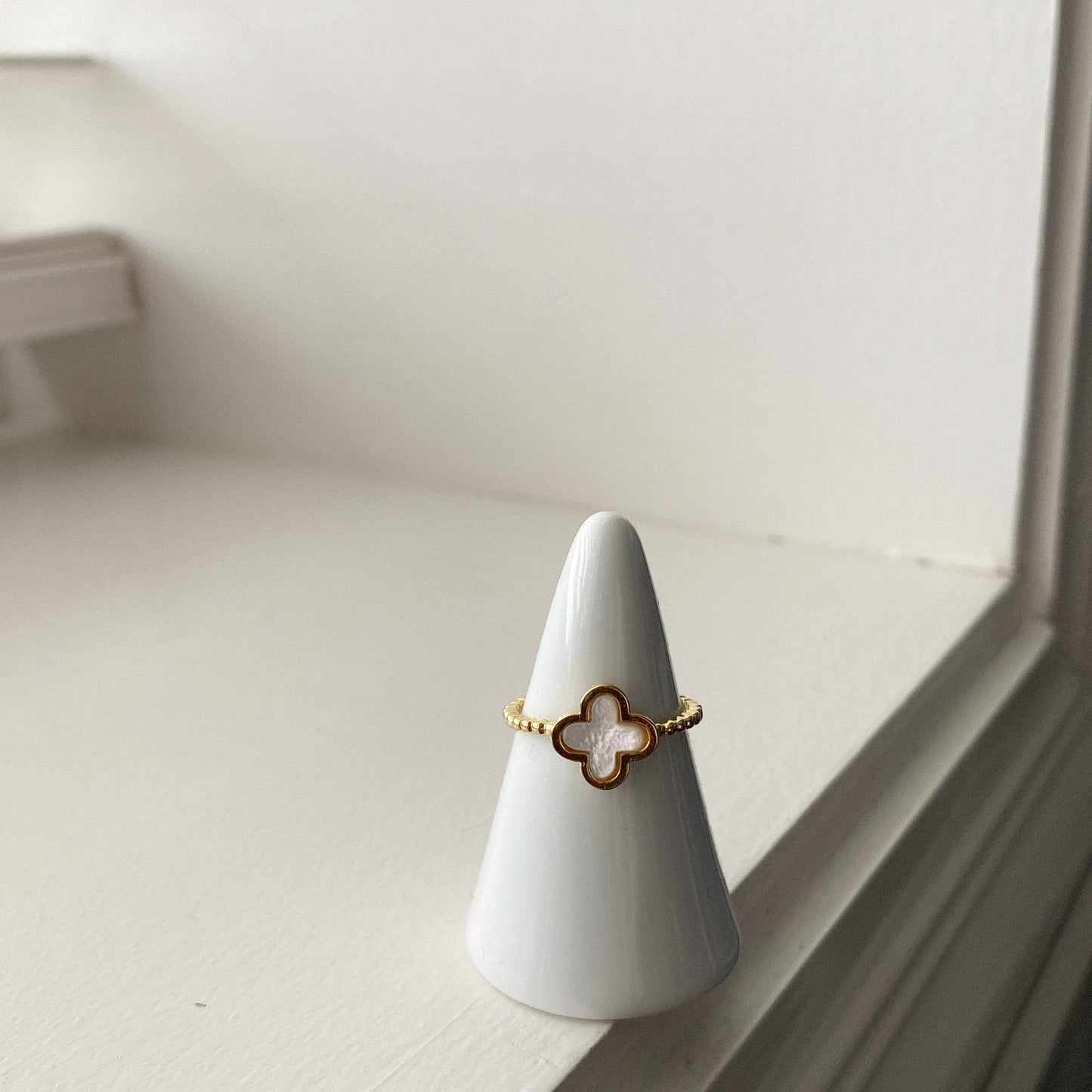 Bague Trèfle Doré