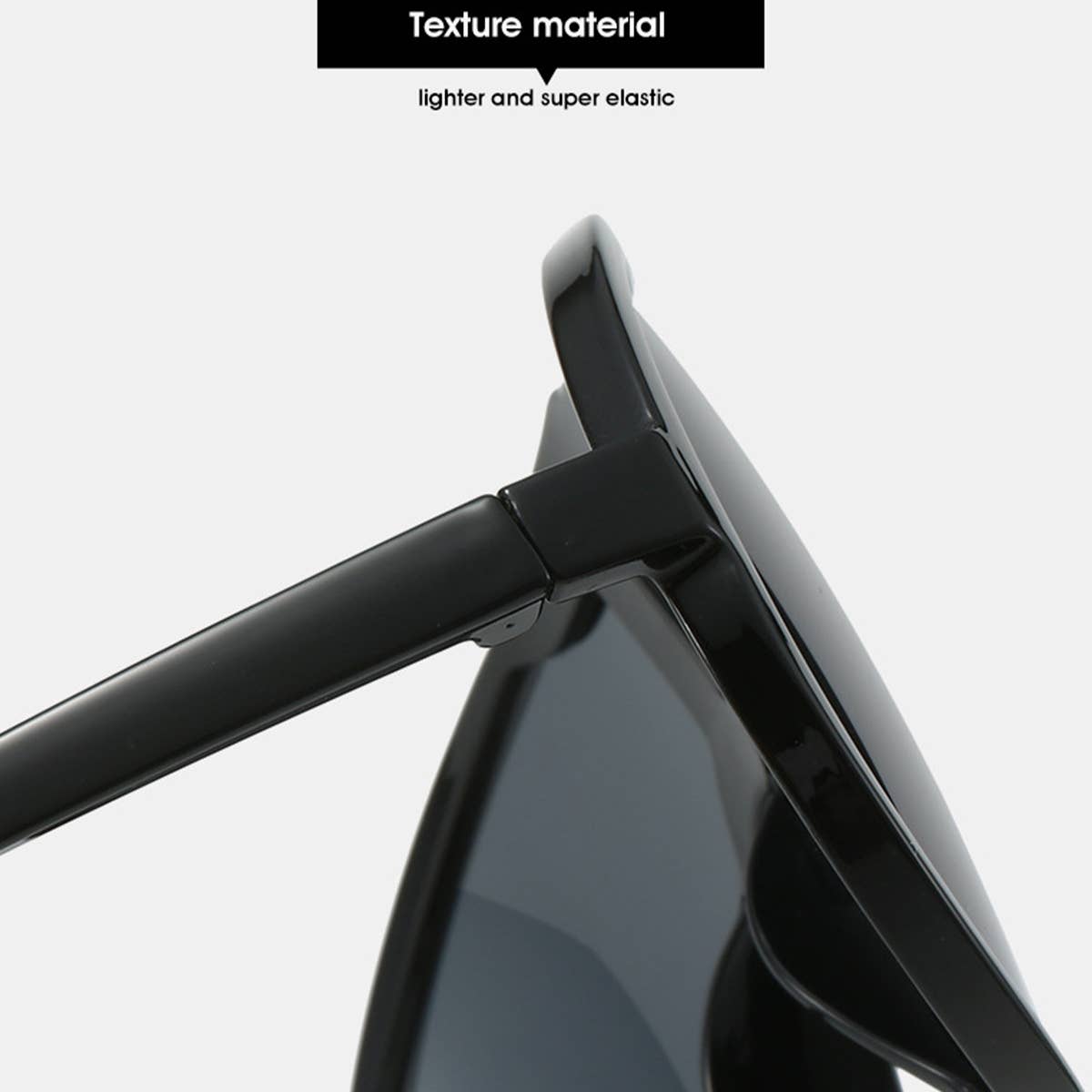 Lune Blanche · Oversized Champagne Sunglasses