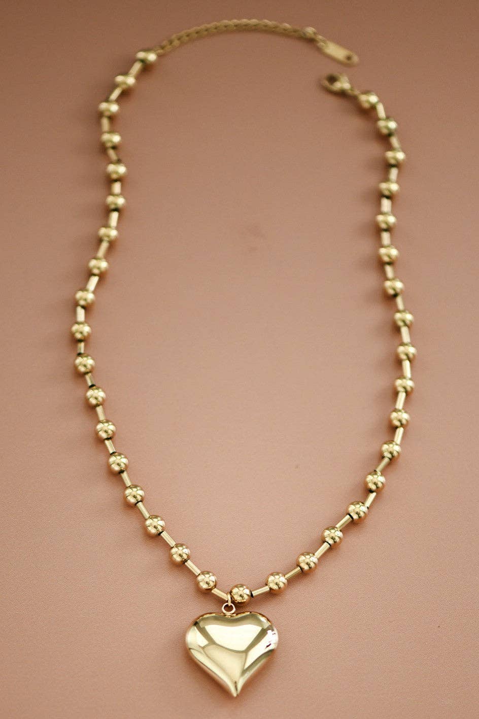 18K Gold PVD Plated Waterproof Stainless Steel Chain Necklace - 6994