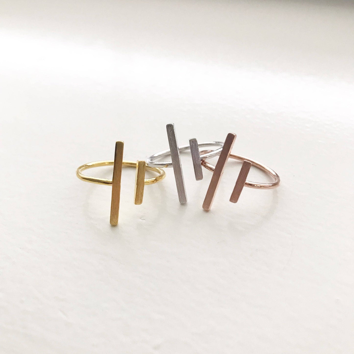Bague Ligne Dorée