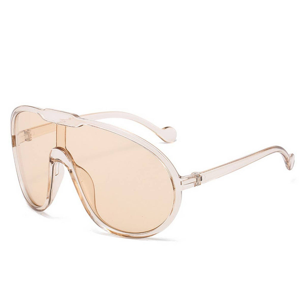 Lune Blanche · Oversized Champagne Sunglasses