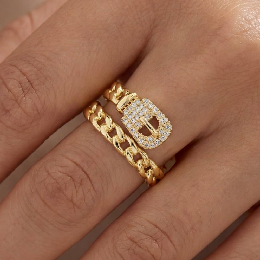 Bague Chaîne Éclat