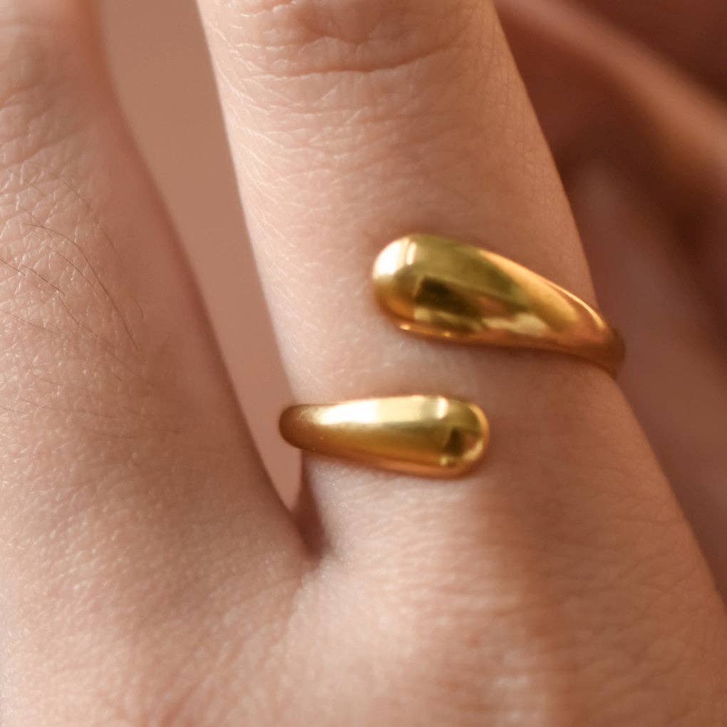 Bague Goutte Dorée