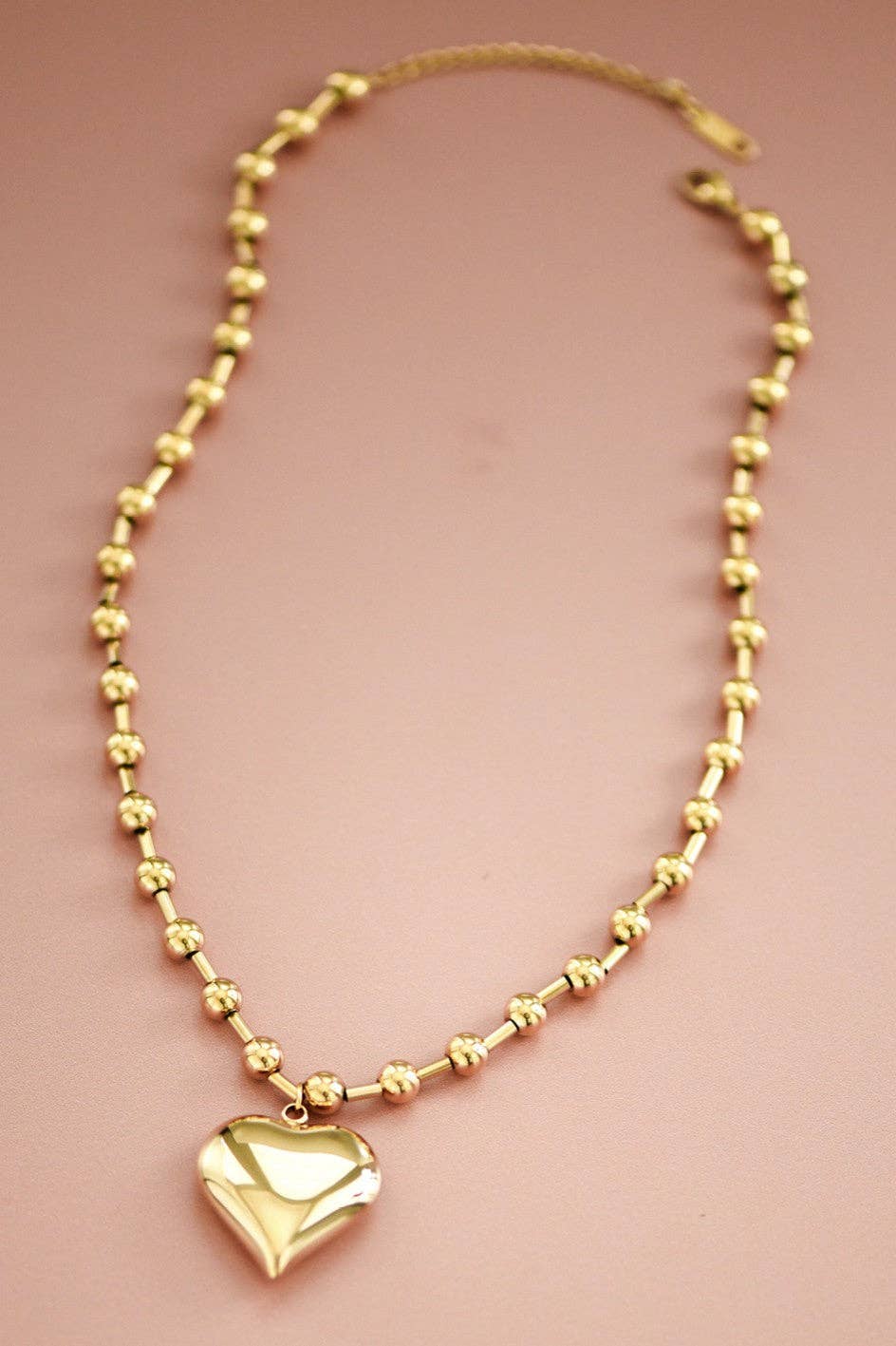 18K Gold PVD Plated Waterproof Stainless Steel Chain Necklace - 6994
