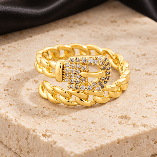 Bague Chaîne Éclat