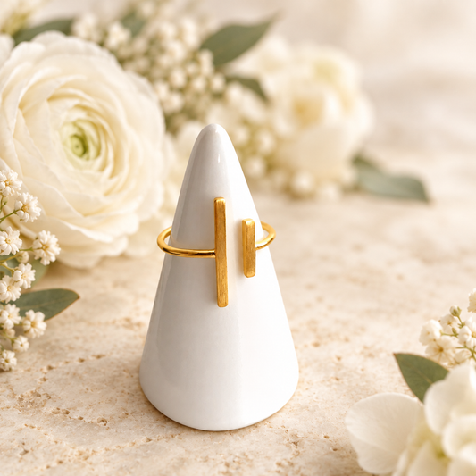 Golden Line Ring