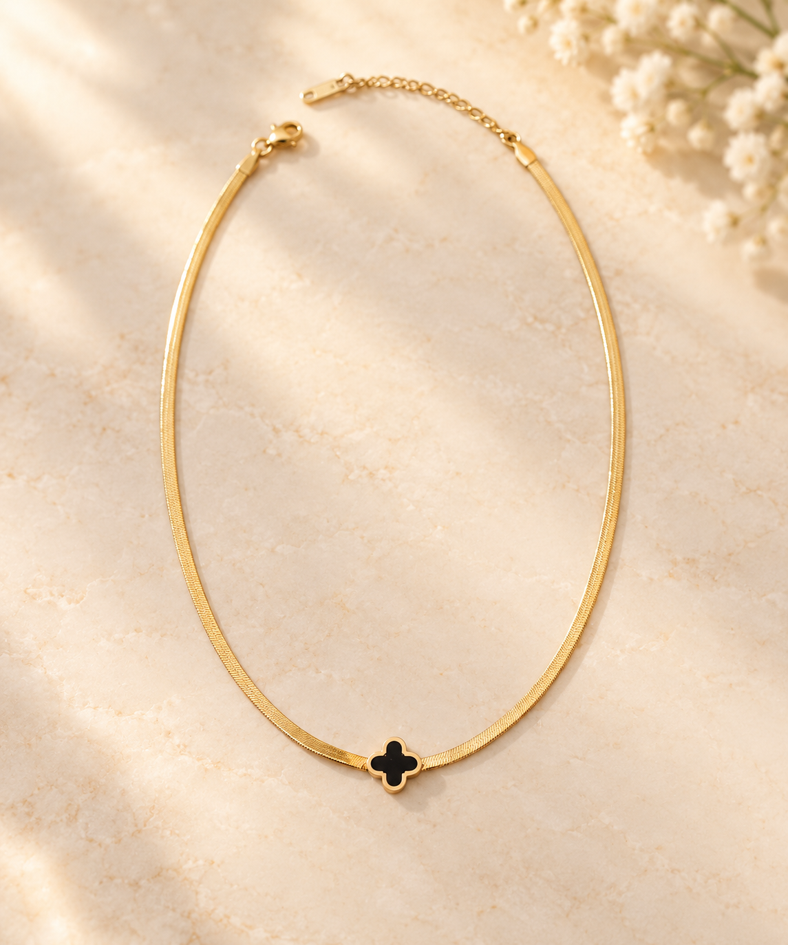 Collier Minuit Doré