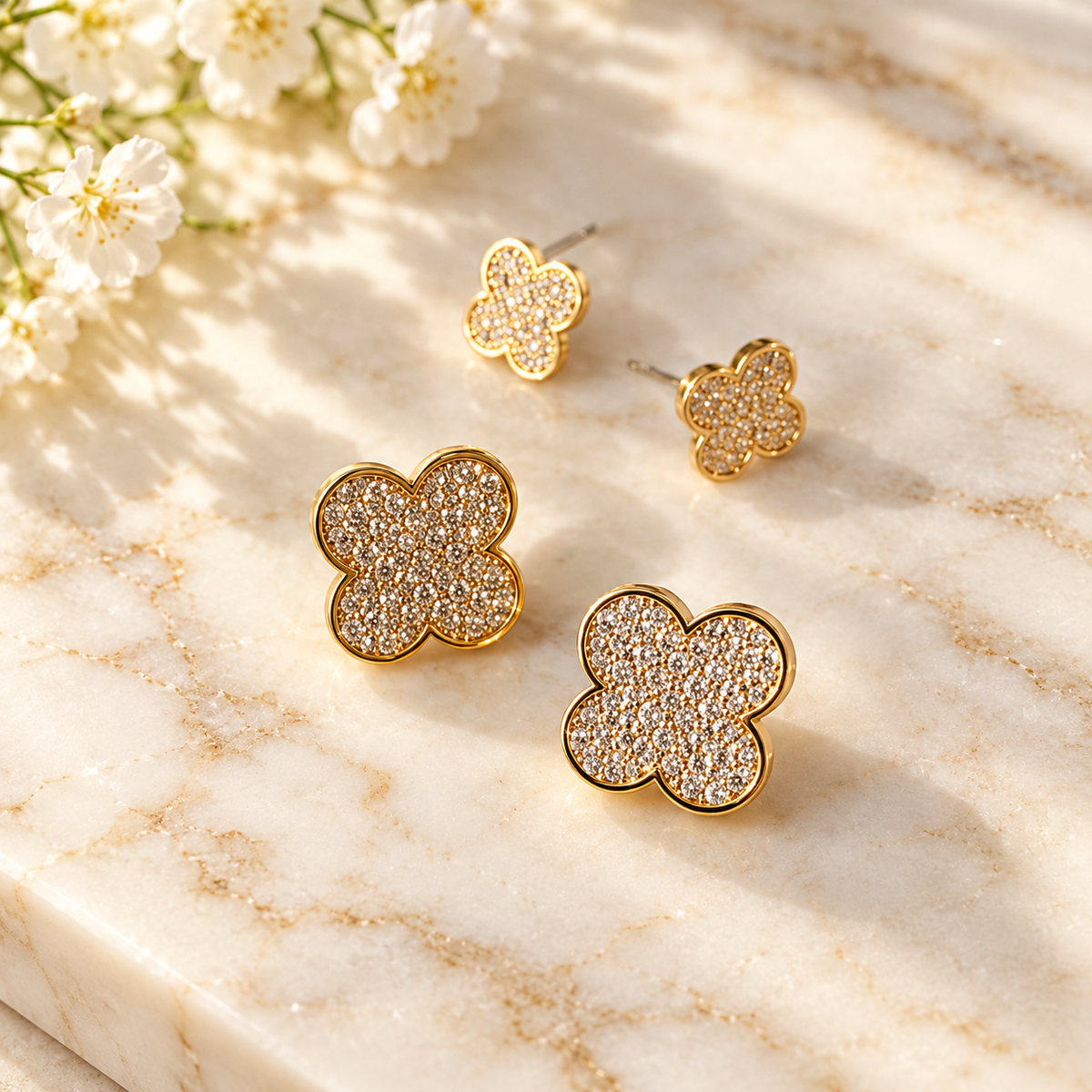 Trèfle Lumière Earrings