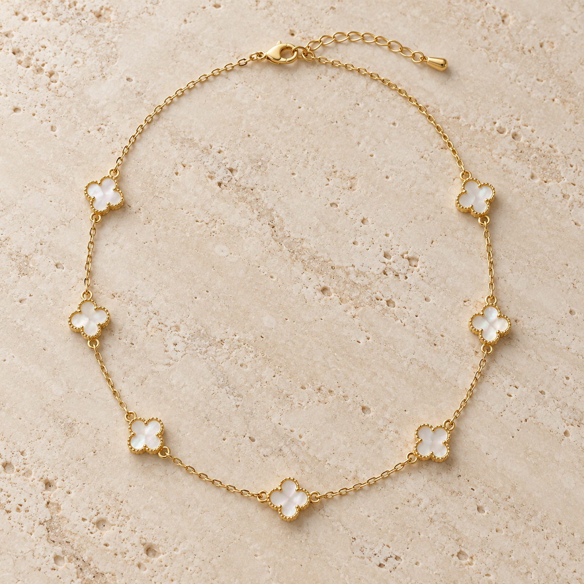 Collier Trèfle Noir