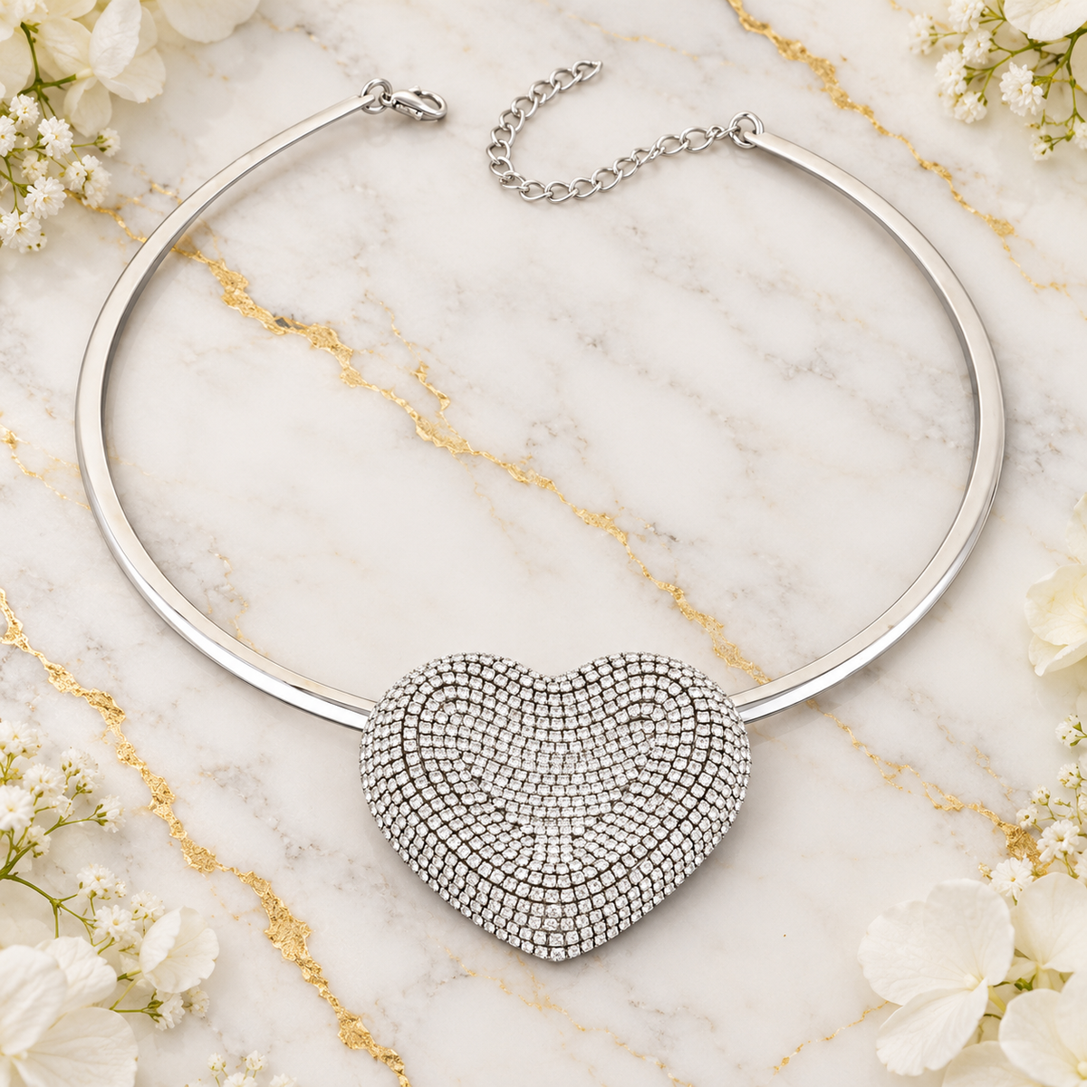 Silver Heart Necklace