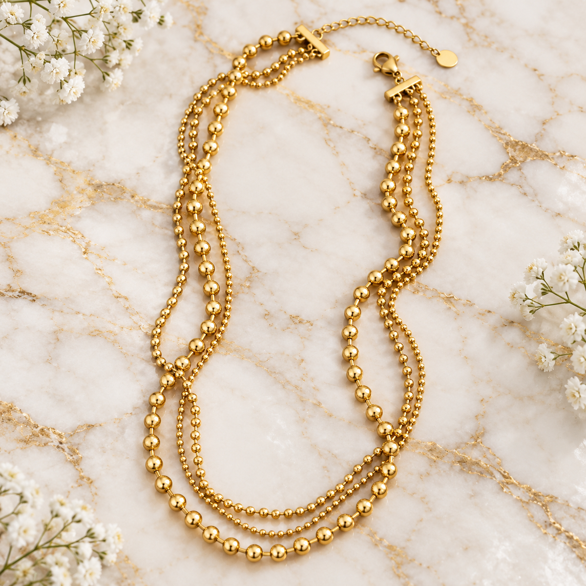 Collier Duo Doré