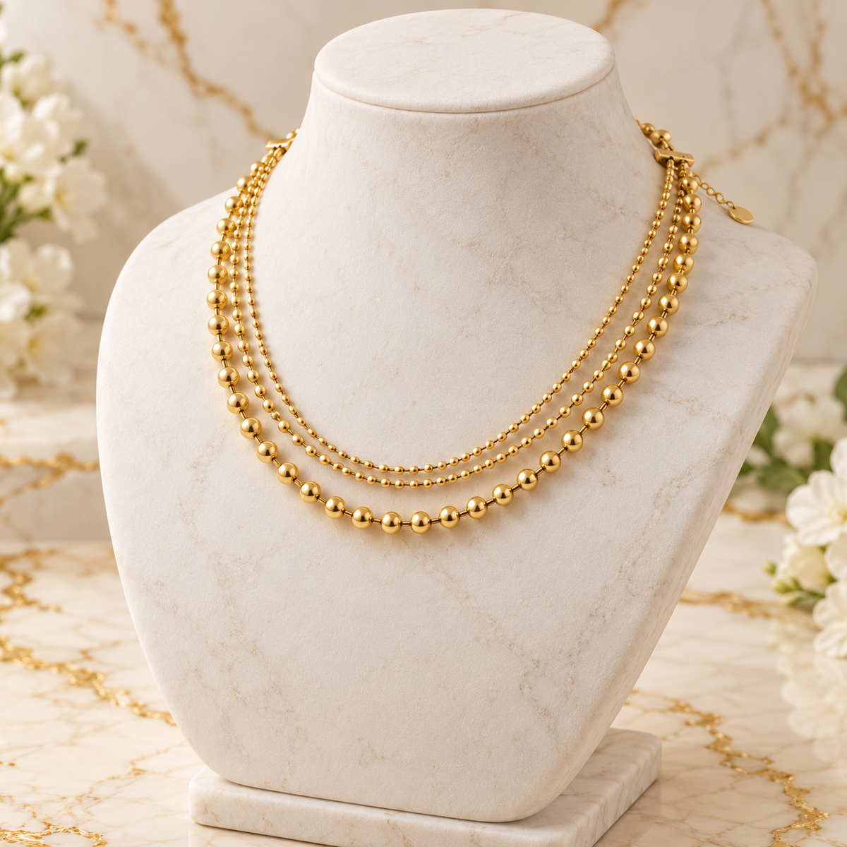 Collier Duo Doré