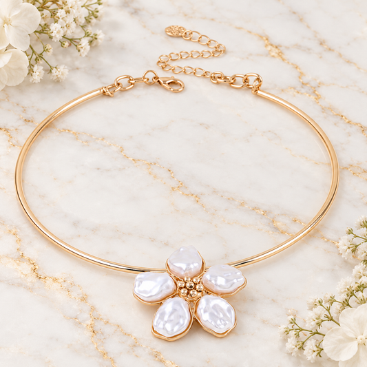 Collier Fleur de Perle