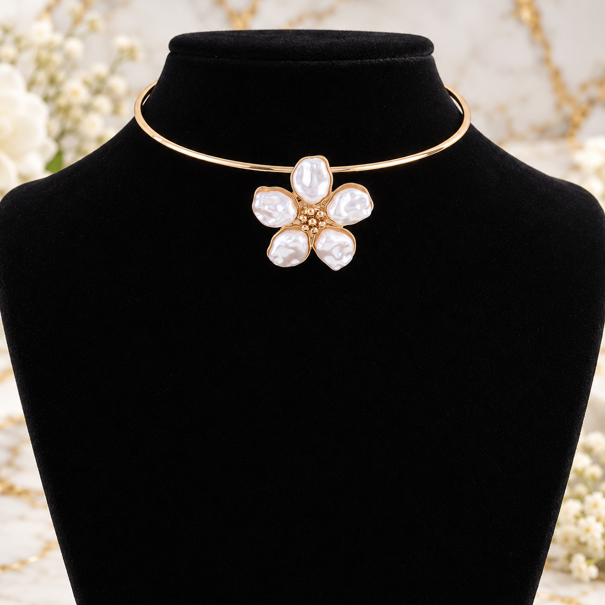 Fleur de Perle Necklace