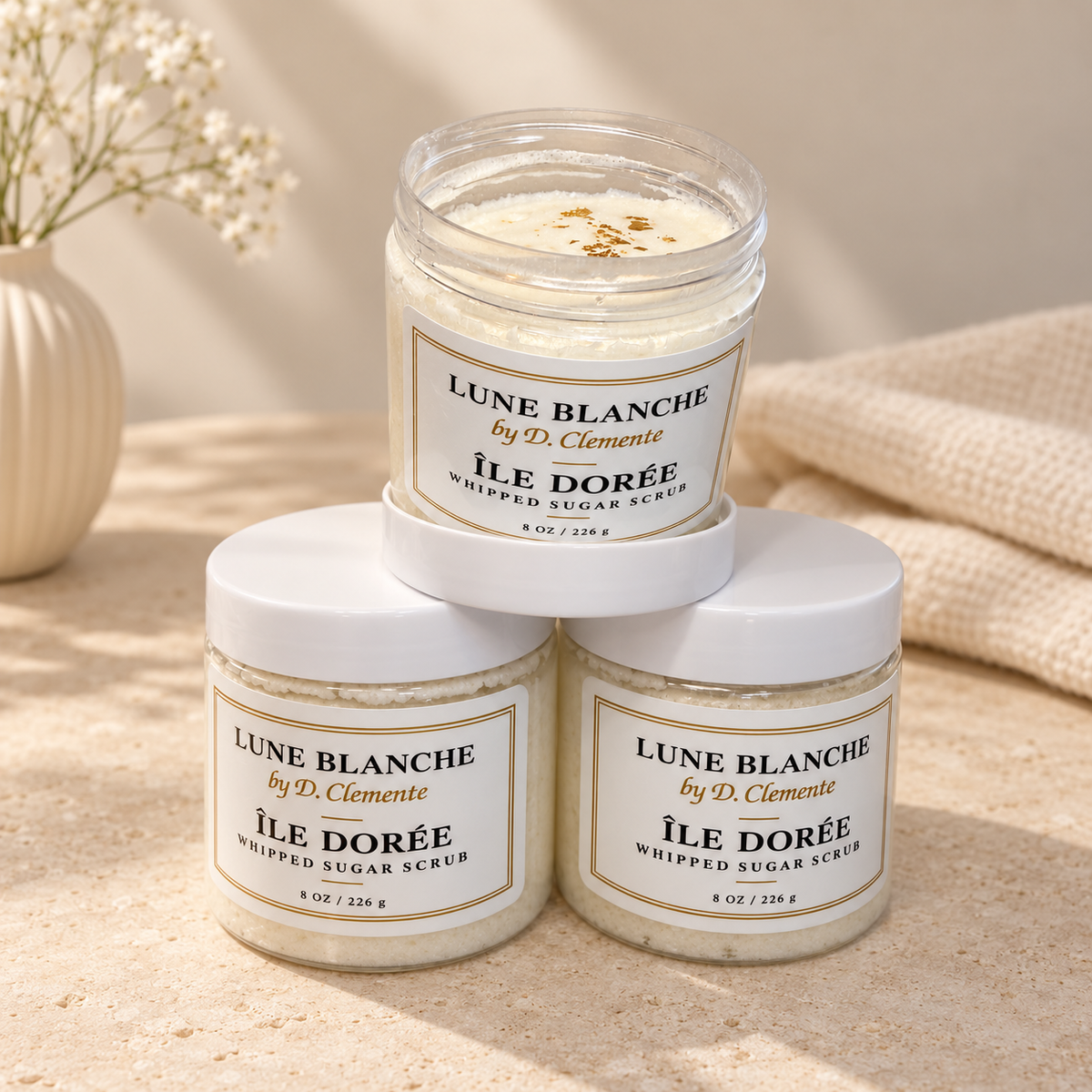 Île Dorée Whipped Sugar Scrub