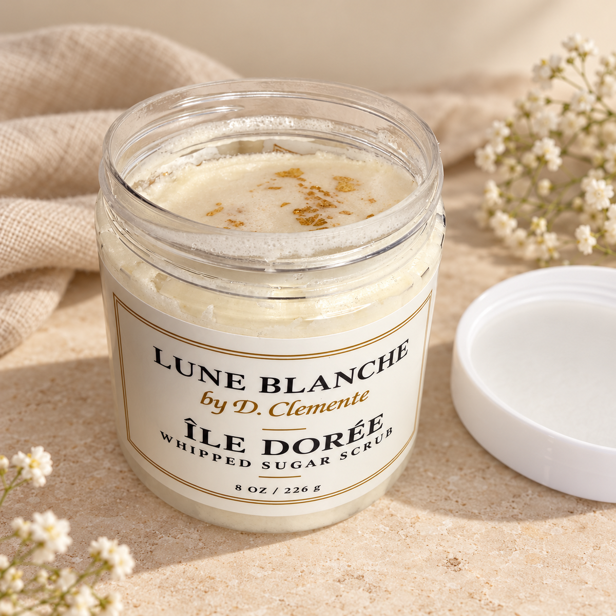 Île Dorée Whipped Sugar Scrub