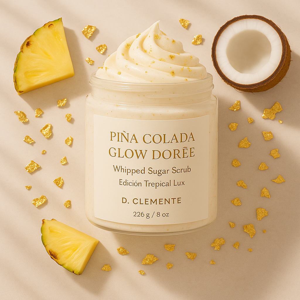 Piña Colada Glow Dorée - Exfoliante Batido