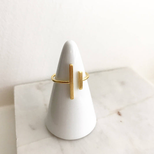 Bague Ligne Dorée