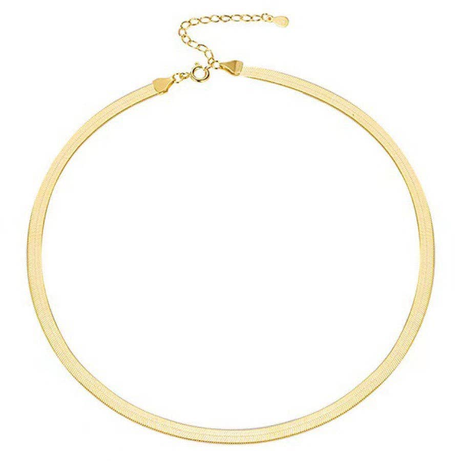 18K Gold PVD Plated Waterproof Stainless Steel Chain Necklace - 6781