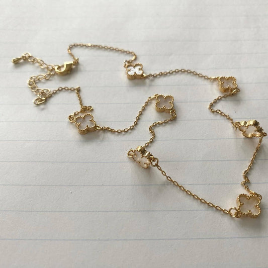 Collier Trèfle Noir